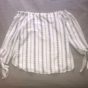 Off the shoulder shirt
